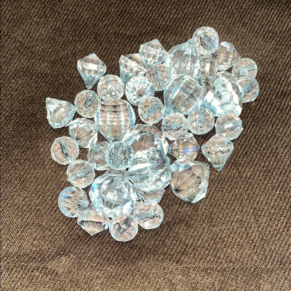 Clear Acrylic Gemstones